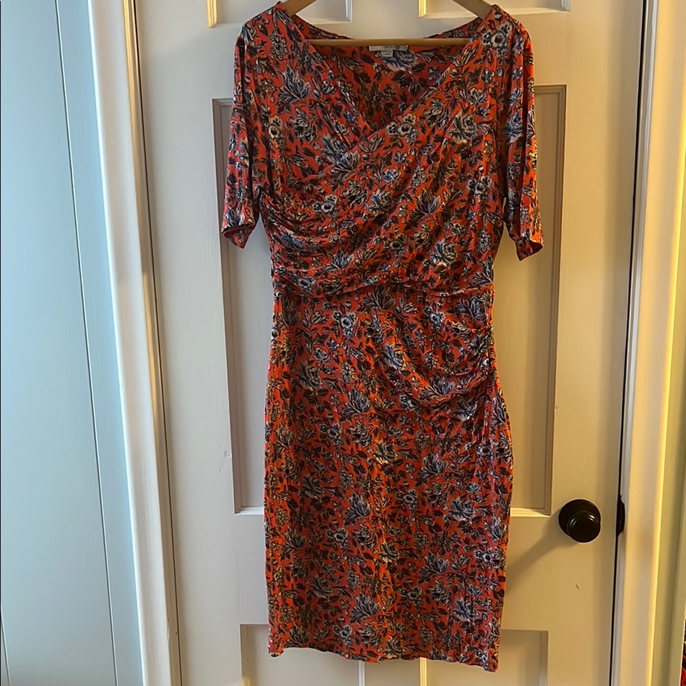 Boden faux wrap body con dress
